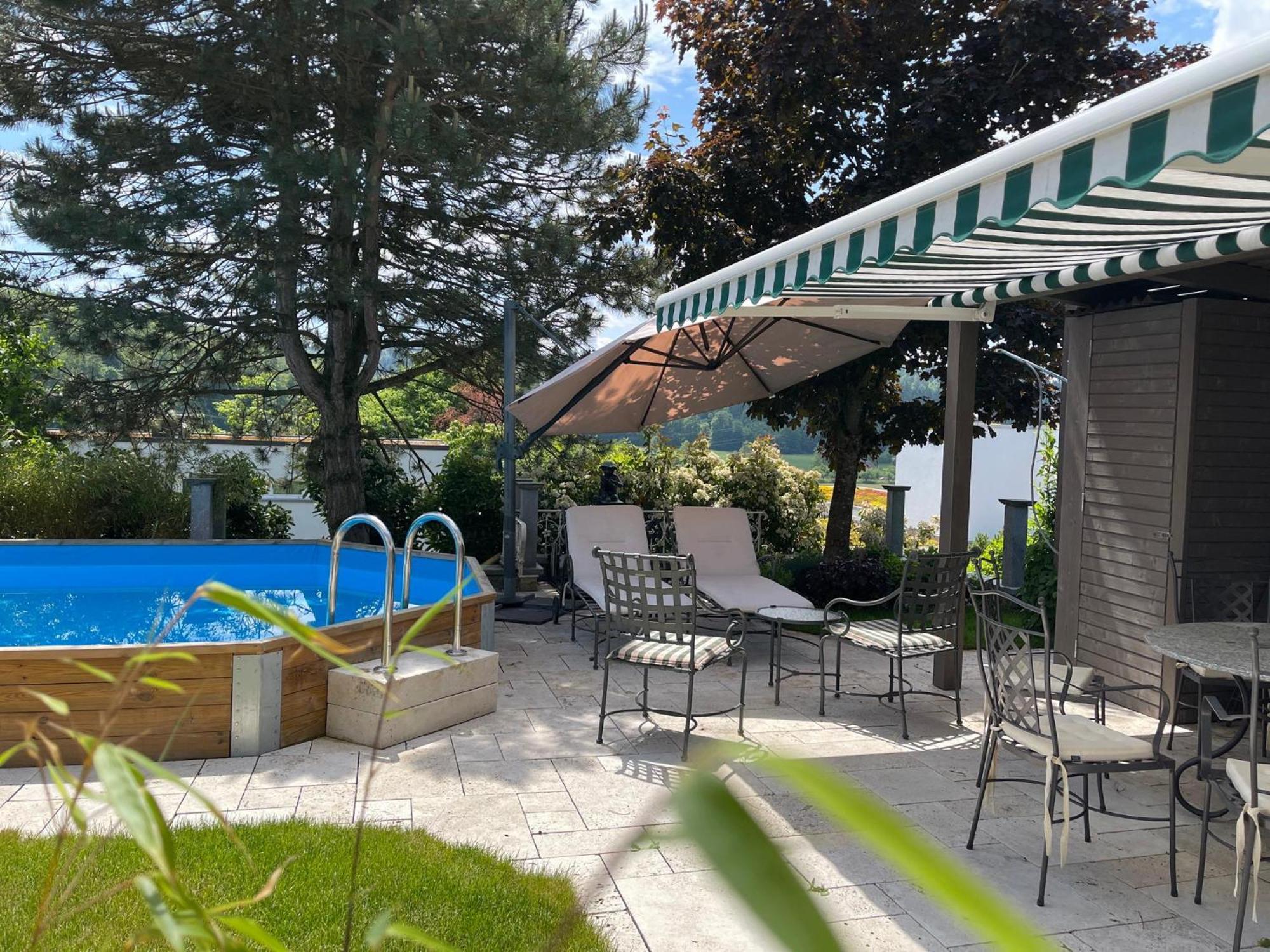 Villa Musica - Studio, Ruhig, Diskret,Mit Grossem Privatem Sitzplatz Lenzburg Buitenkant foto